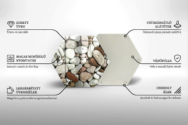 Kitchen worktop protector Background small stones