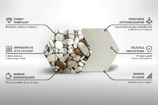 Kitchen worktop protector Background small stones