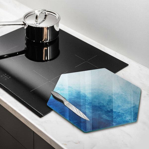 Chopping board glass Abstract background