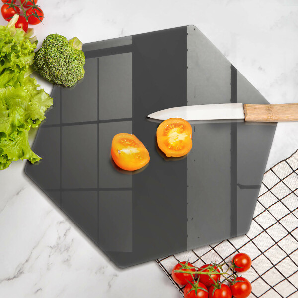 Glass kitchen board Grey colour