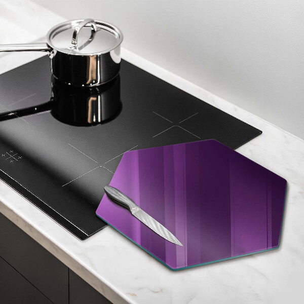Glass kitchen board Violet colour