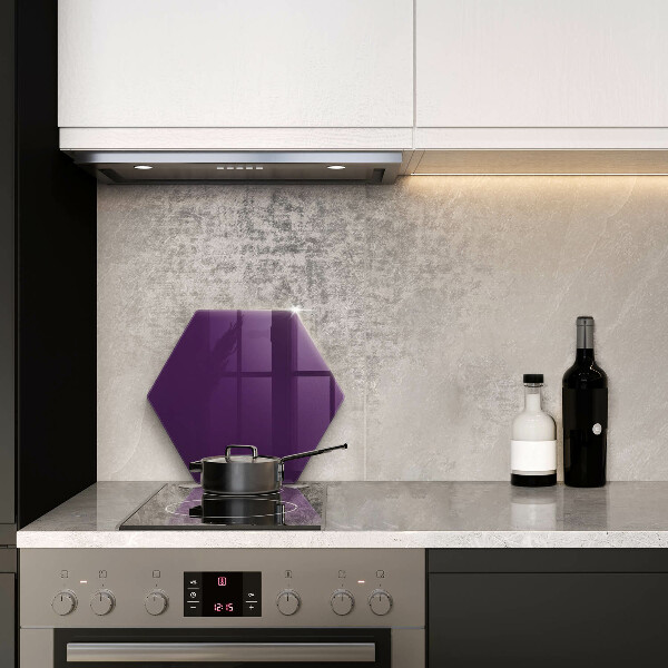 Glass kitchen board Violet colour