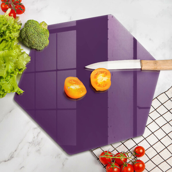 Glass kitchen board Violet colour