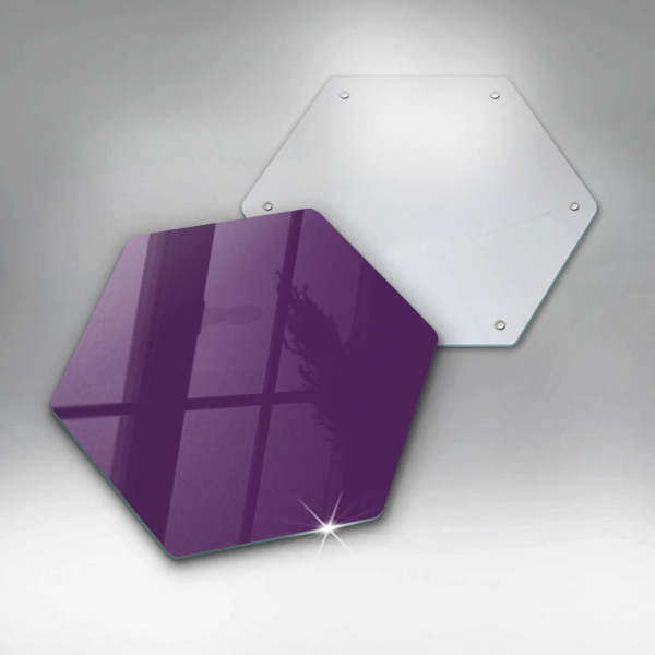 Glass kitchen board Violet colour