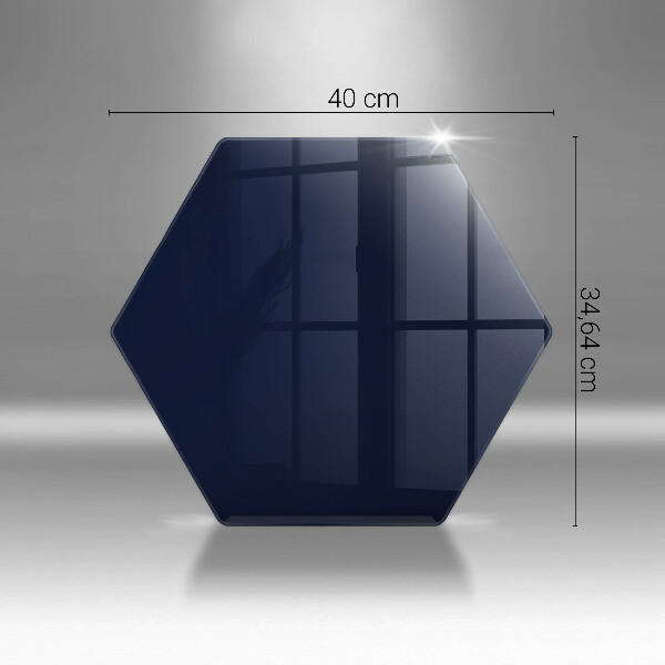 Glass kitchen board Navy blue