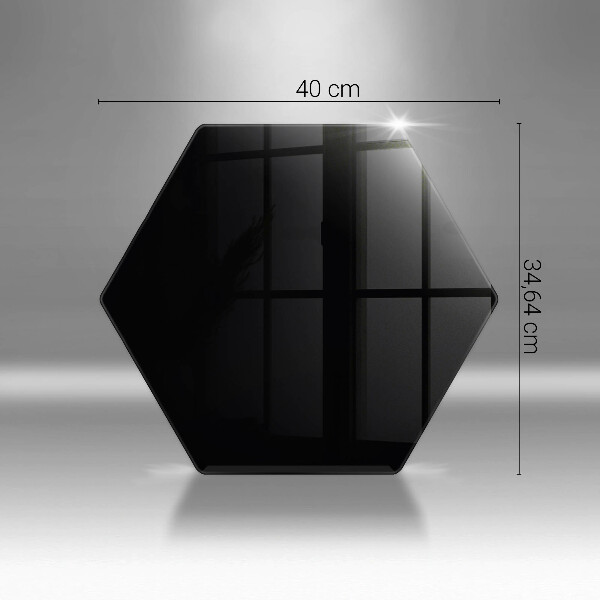 Glass kitchen board Black colour