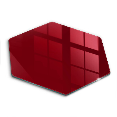 Glass kitchen board Burgundy