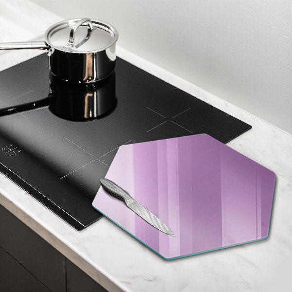 Glass kitchen board Violet colour
