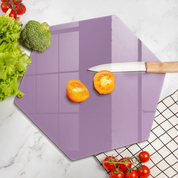 Glass kitchen board Violet colour