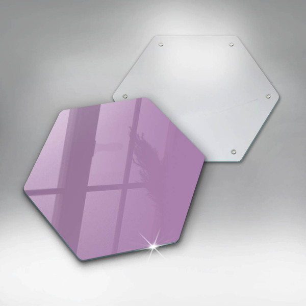 Glass kitchen board Violet colour