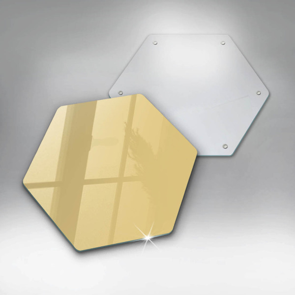 Glass kitchen board Yellow