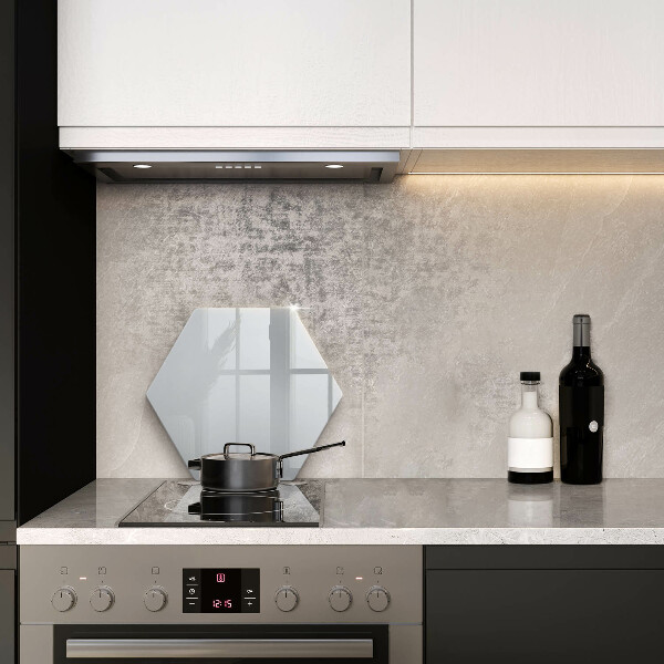 Glass kitchen board White color