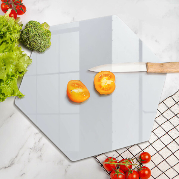 Glass kitchen board White color