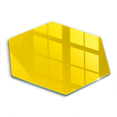 Glass kitchen board Yellow