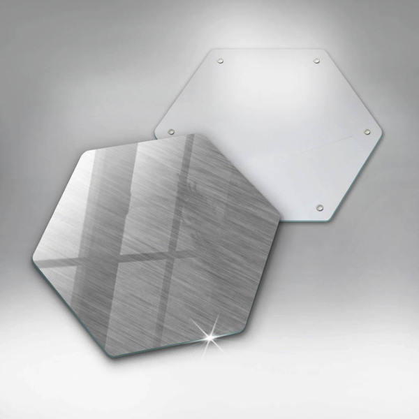 Kitchen worktop protector Metal texture background