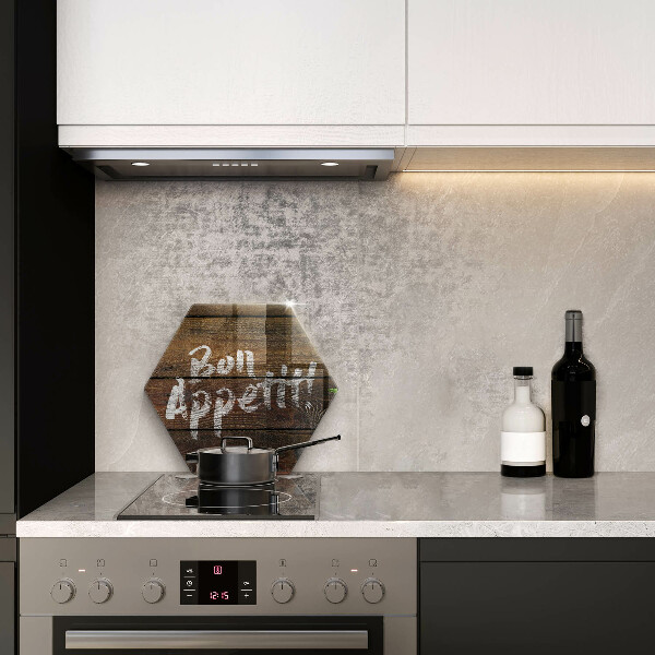 Kitchen worktop protector Boards inscription Bon Appetit