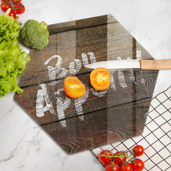 Kitchen worktop protector Boards inscription Bon Appetit