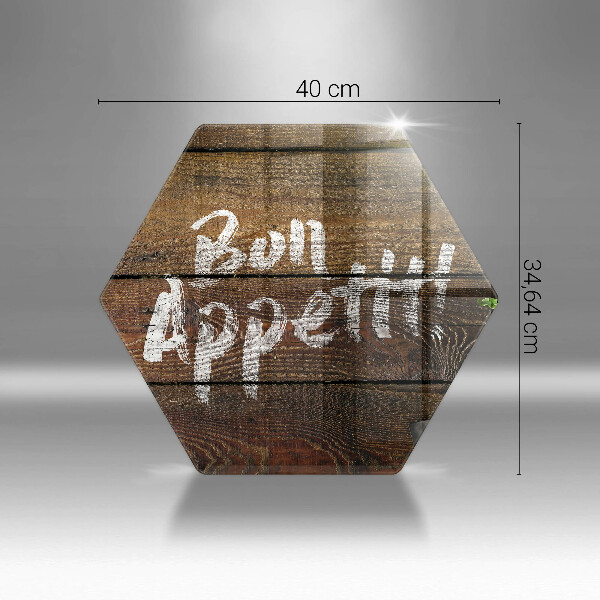 Kitchen worktop protector Boards inscription Bon Appetit