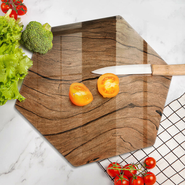 Kitchen worktop protector Wood board texture