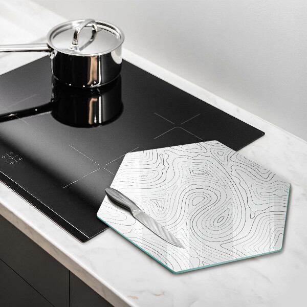 Cutting board Abstraction shapes