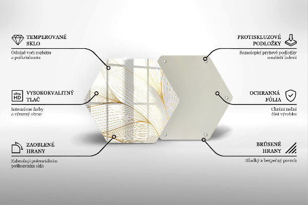 Cutting board Modern Line pattern