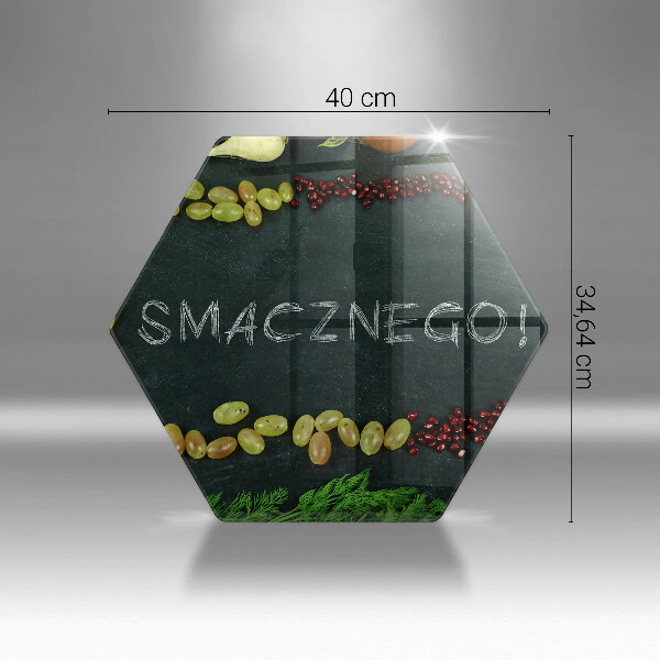 Kitchen worktop protector The inscription Tasty!