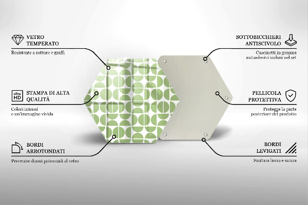 Cutting board Boho shapes