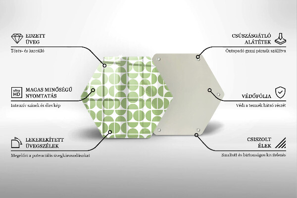 Cutting board Boho shapes