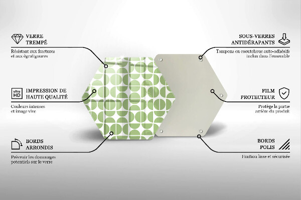 Cutting board Boho shapes