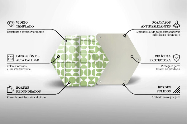 Cutting board Boho shapes