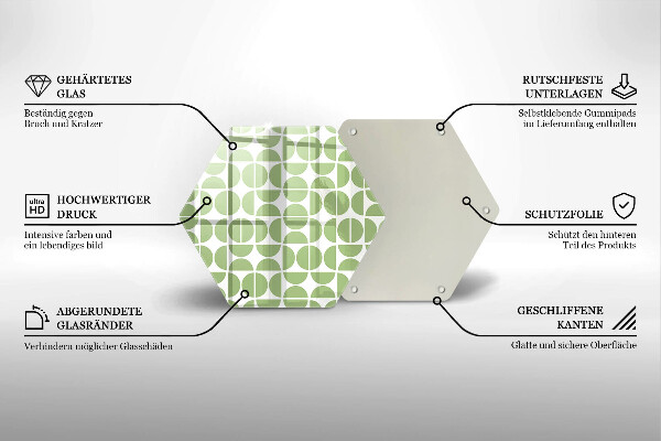 Cutting board Boho shapes