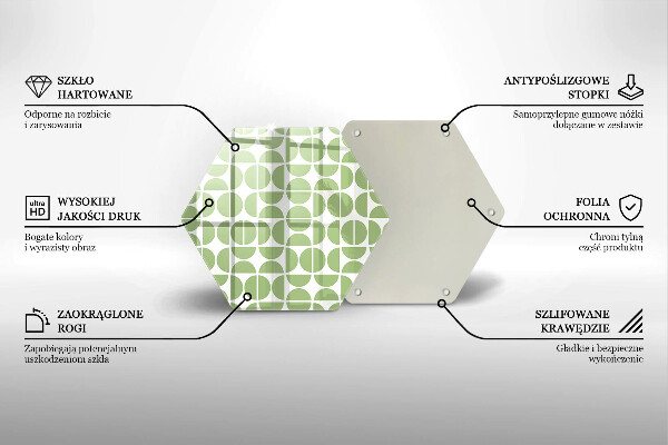 Cutting board Boho shapes