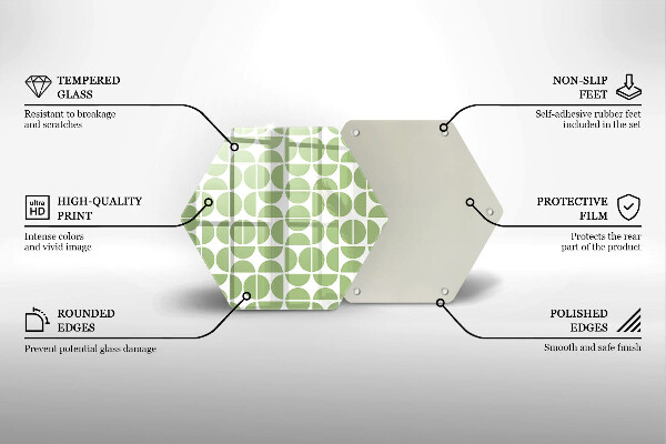 Cutting board Boho shapes