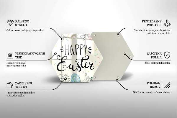 Kitchen worktop protector Happy Easter