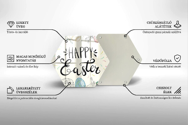 Kitchen worktop protector Happy Easter