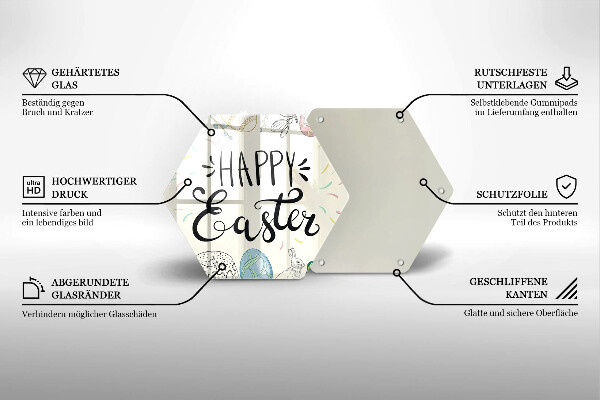 Kitchen worktop protector Happy Easter