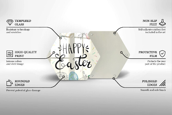 Kitchen worktop protector Happy Easter