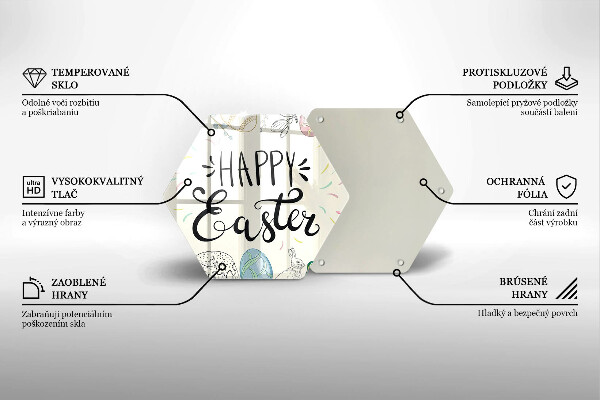 Kitchen worktop protector Happy Easter