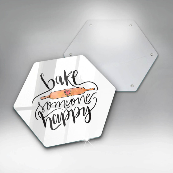 Cutting board Bake some happy