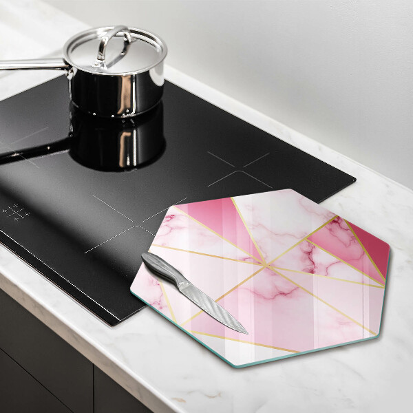 Cutting board Geometric marble