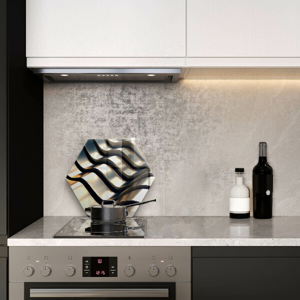 Cutting board 3D metal shapes