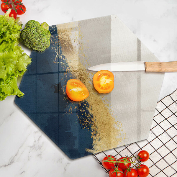 Cutting board Abstraction gold