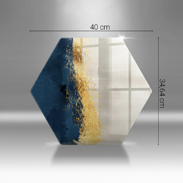 Cutting board Abstraction gold