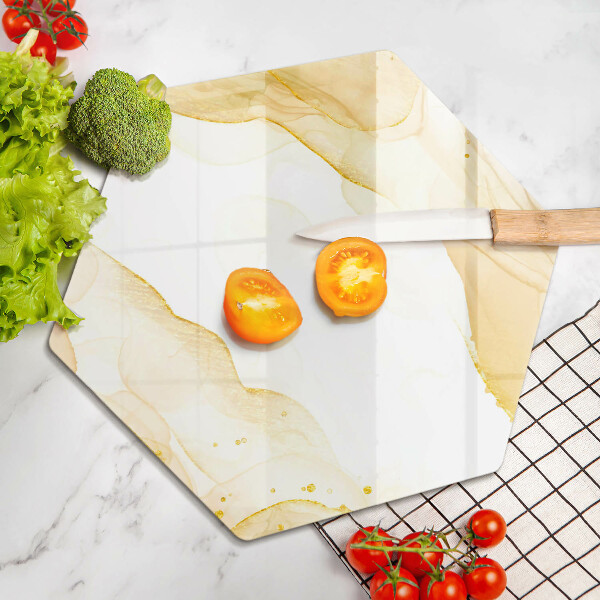 Cutting board Golden abstraction