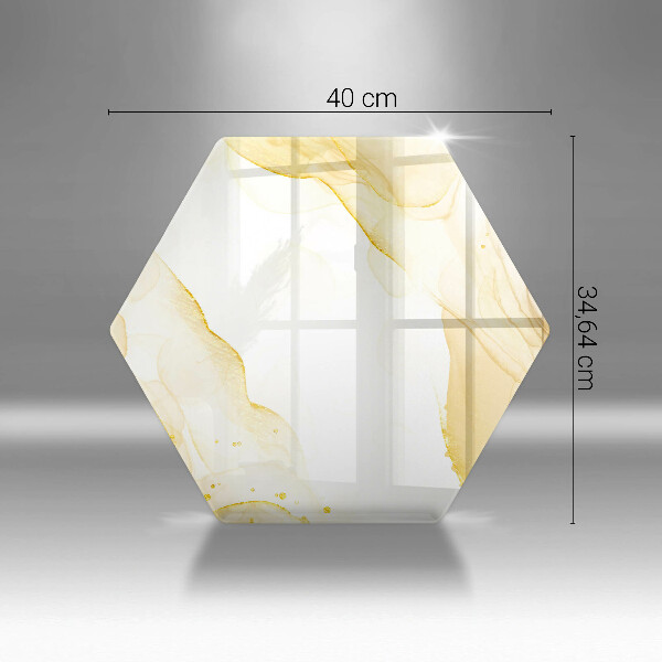 Cutting board Golden abstraction