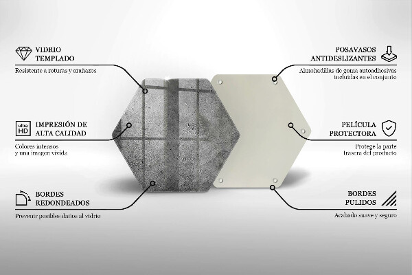 Chopping board glass Concrete stone texture