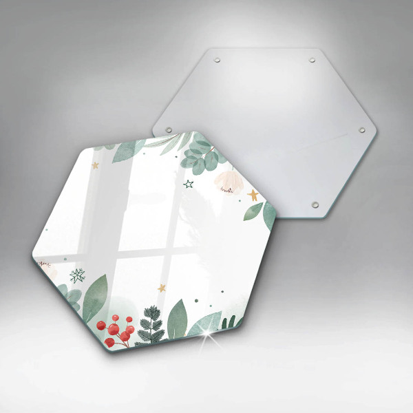 Cutting board Watercolors leaves