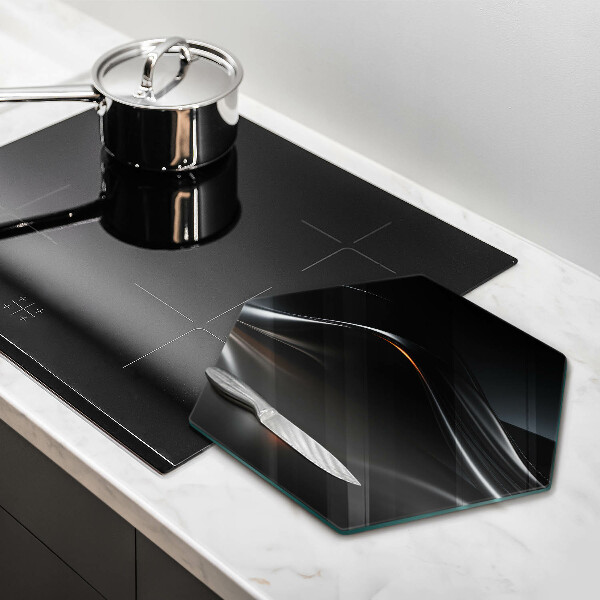 Chopping board glass 3D design abstraction