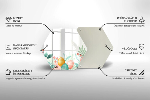 Cutting board Easter eggs