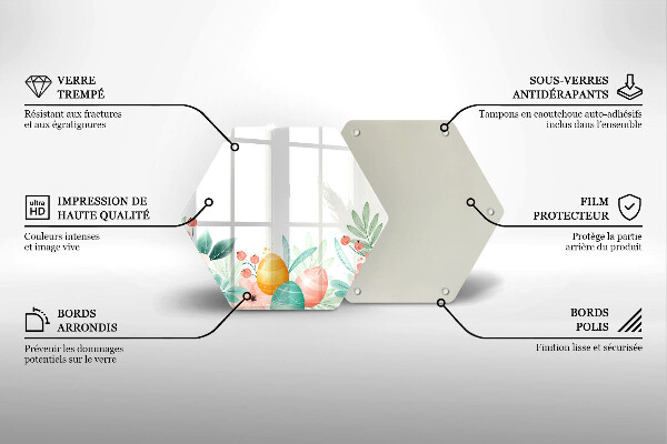Cutting board Easter eggs